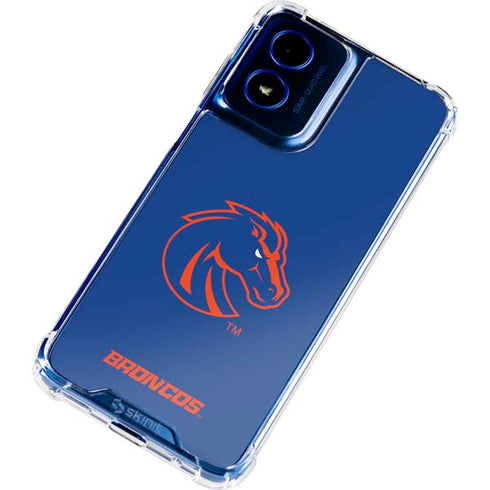 Boise State University Broncos Mascot Moto G 5G (2024) Clear Case